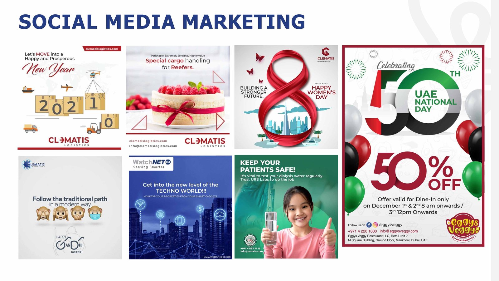 Clematis Logistics 3 — logistics website design, cargo company social media, logistics digital marketing
