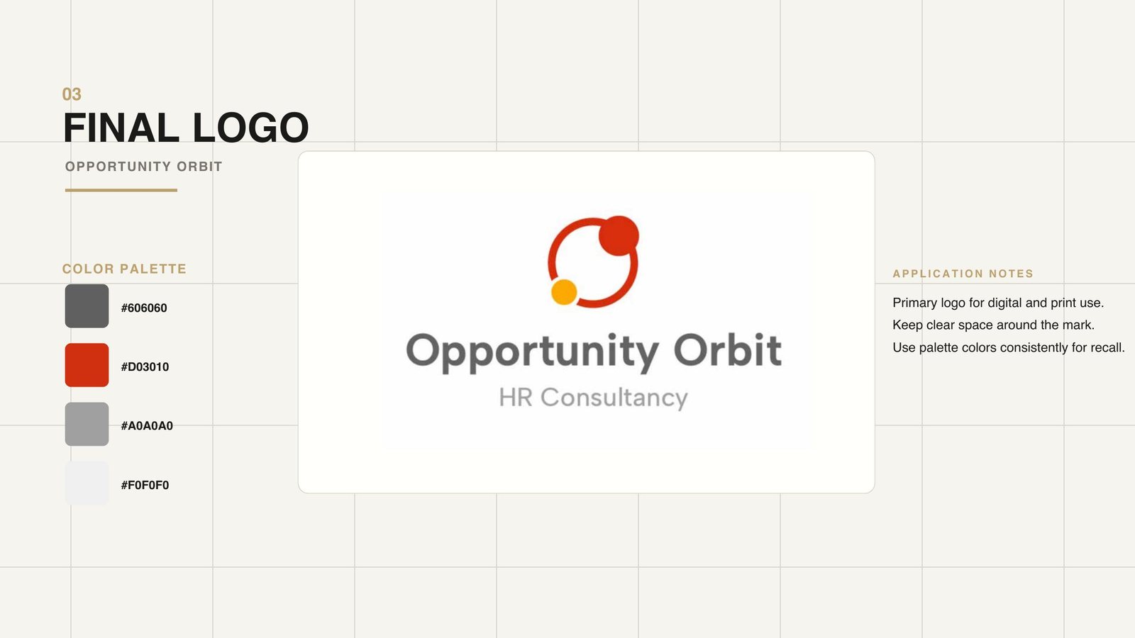 Opportunity Orbit 2 — HR consultancy logo design, recruitment branding, professional logo design